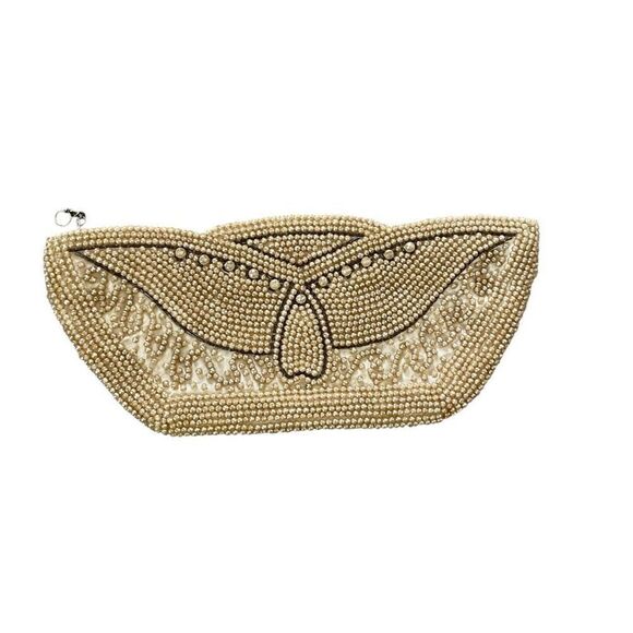 Vintage Handbags - Vintage Beaded Clutch Glam